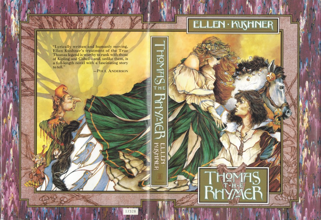 Thomas the Rhymer, William Morrow and Company (1990), art by Thomas Canty (front/back spread)